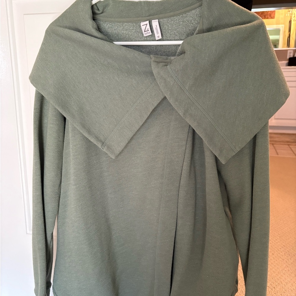 Z by Zella Shooting Star Drape Collar Cardigan